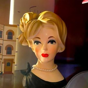 Vintage Lady Vase/Planter